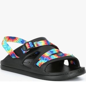 NWT Chaco Kids Chillos Sport Dark Tie Dye size 3